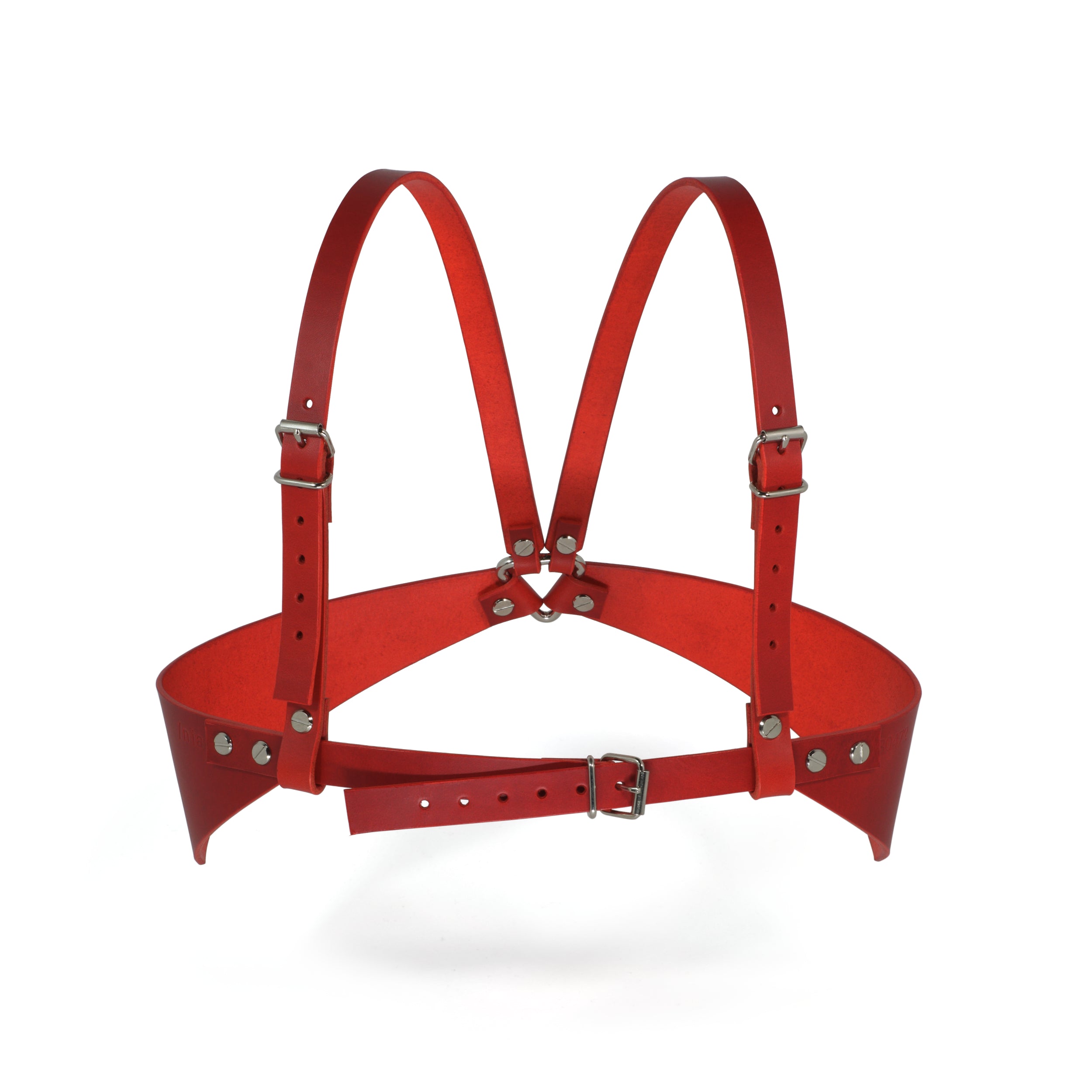 red leather bra #color_red