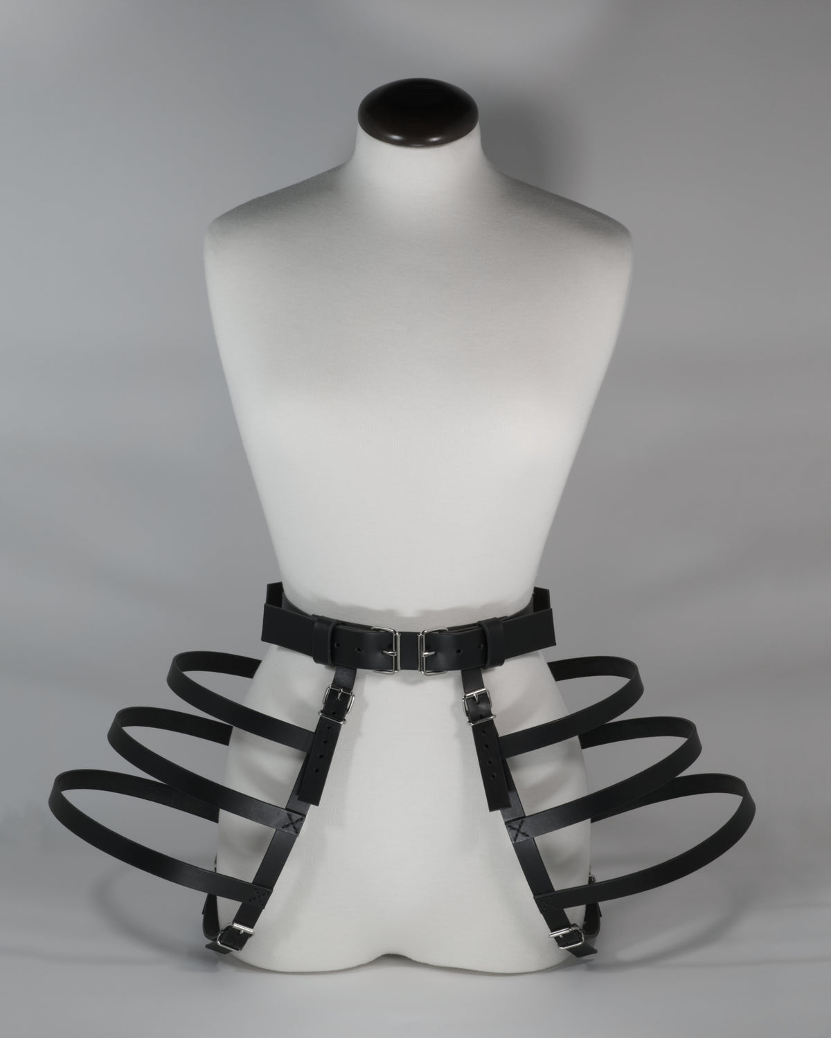 leather belt avant garde - 17863